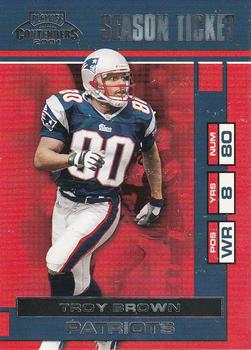2001 Playoff Contenders #55 Troy Brown Front