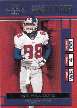 2001 Playoff Contenders #62 Ike Hilliard Front