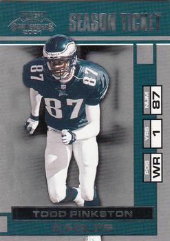 2001 Playoff Contenders #73 Todd Pinkston Front