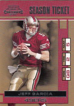 2001 Playoff Contenders #79 Jeff Garcia Front