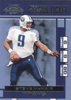 2001 Playoff Contenders #94 Steve McNair Front