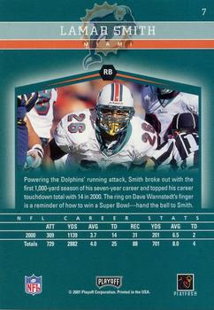 2001 Playoff Honors #7 Lamar Smith Back