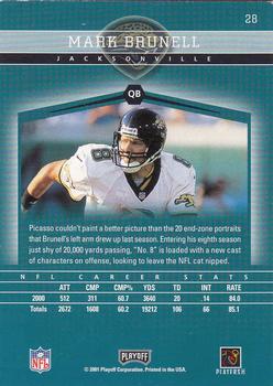 2001 Playoff Honors #28 Mark Brunell Back