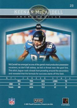 2001 Playoff Honors #29 Keenan McCardell Back