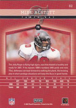 2001 Playoff Honors #82 Mike Alstott Back