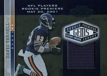 2001 Playoff Honors #227 David Terrell Front