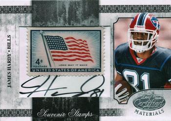 2008 Leaf Certified Materials - Souvenir Stamps Autographs USA Flag #SS-5 James Hardy Front