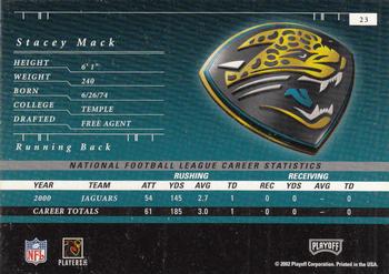 2001 Playoff Preferred #23 Stacey Mack Back