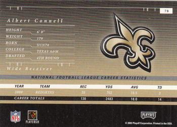 2001 Playoff Preferred #78 Albert Connell Back