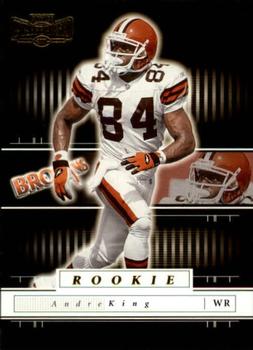 2001 Playoff Preferred #152 Andre King Front