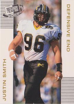 2001 Press Pass SE #36 Justin Smith Front