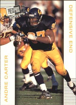 2001 Press Pass SE #37 Andre Carter Front