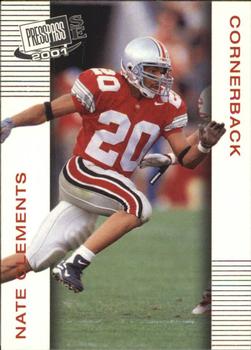 2001 Press Pass SE #43 Nate Clements Front