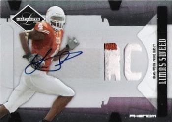 2008 Leaf Limited - College Phenoms Jersey Autographs #327 Limas Sweed Front
