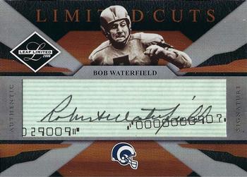 2008 Leaf Limited - Cuts Autographs #LC-6 Bob Waterfield Front
