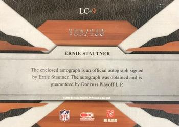 2008 Leaf Limited - Cuts Autographs #LC-9 Ernie Stautner Back