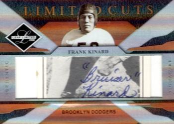 2008 Leaf Limited - Cuts Autographs #LC-10 Bruiser Kinard Front
