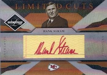 2008 Leaf Limited - Cuts Autographs #LC-11 Hank Stram Front