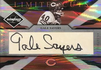 2008 Leaf Limited - Cuts Autographs #LC-23 Gale Sayers Front