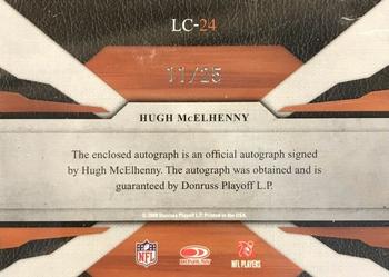 2008 Leaf Limited - Cuts Autographs #LC-24 Hugh McElhenny Back