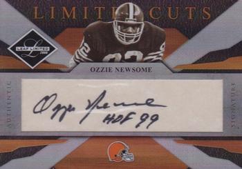2008 Leaf Limited - Cuts Autographs #LC-25 Ozzie Newsome Front