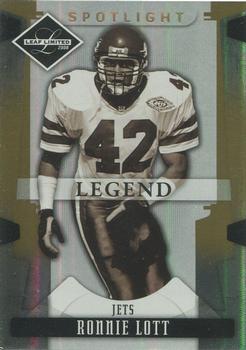 2008 Leaf Limited - Gold Spotlight #177 Ronnie Lott Front