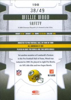 2008 Leaf Limited - Gold Spotlight #198 Willie Wood Back