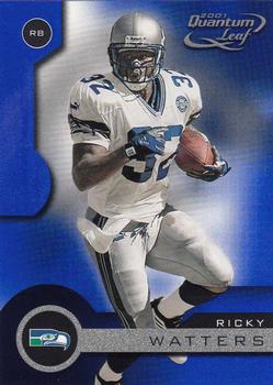 2001 Quantum Leaf #164 Ricky Watters Front