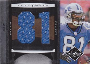 2008 Leaf Limited - Jumbo Jerseys Jersey Number #6 Calvin Johnson Front
