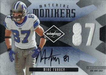 2008 Leaf Limited - Material Monikers Jersey Number #MM-28 Mike Furrey Front