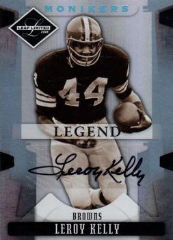 2008 Leaf Limited - Monikers Autographs Platinum #158 Leroy Kelly Front