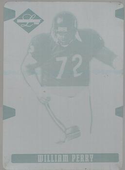 2008 Leaf Limited - Printing Plates Cyan #194 William Perry Front