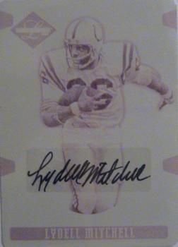 2008 Leaf Limited - Printing Plates Magenta #159 Lydell Mitchell Front