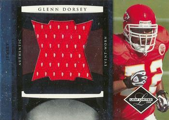2008 Leaf Limited - Rookie Jumbo Jerseys #18 Glenn Dorsey Front