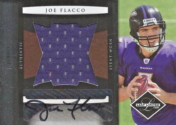 2008 Leaf Limited - Rookie Jumbo Jerseys Autographs #12 Joe Flacco Front