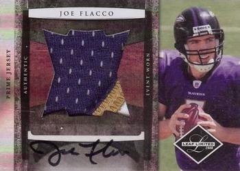 2008 Leaf Limited - Rookie Jumbo Jerseys Autographs Prime #12 Joe Flacco Front