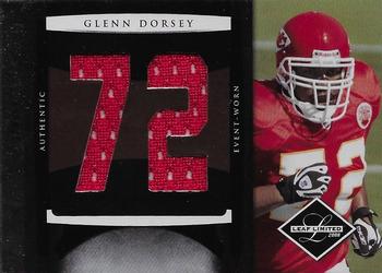 2008 Leaf Limited - Rookie Jumbo Jerseys Jersey Number #18 Glenn Dorsey Front