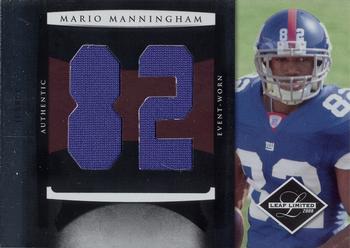 2008 Leaf Limited - Rookie Jumbo Jerseys Jersey Number #19 Mario Manningham Front
