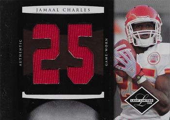 2008 Leaf Limited - Rookie Jumbo Jerseys Jersey Number #24 Jamaal Charles Front