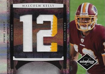 2008 Leaf Limited - Rookie Jumbo Jerseys Jersey Number Prime #14 Malcolm Kelly Front