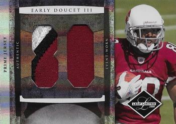 2008 Leaf Limited - Rookie Jumbo Jerseys Jersey Number Prime #29 Early Doucet Front