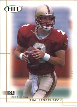 2001 SAGE HIT #27 Tim Hasselbeck Front