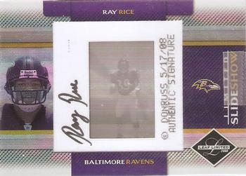 2008 Leaf Limited - Slideshow Autographs #SS 2 Ray Rice Front