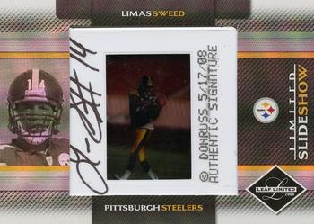 2008 Leaf Limited - Slideshow Autographs #SS 8 Limas Sweed Front