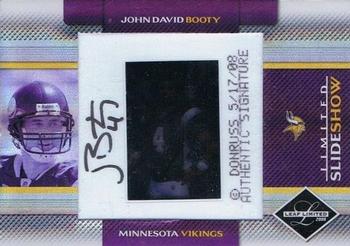 2008 Leaf Limited - Slideshow Autographs #SS 13 John David Booty Front