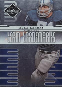 2008 Leaf Limited - Team Trademarks #T-1 Alex Karras Front