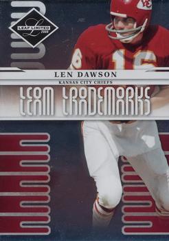 2008 Leaf Limited - Team Trademarks #T-30 Len Dawson Front
