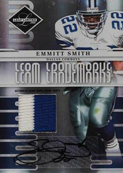 2008 Leaf Limited - Team Trademarks Autograph Materials Prime #T-3 Emmitt Smith Front