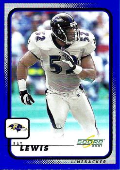 2001 Score #15 Ray Lewis Front