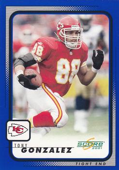 2001 Score #99 Tony Gonzalez Front